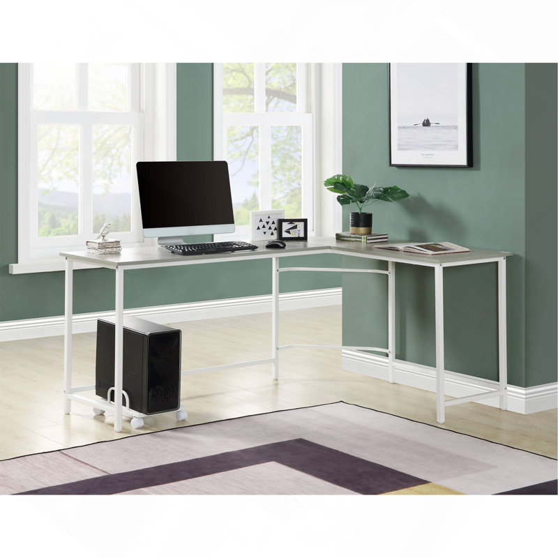 Gray & Finish Computer Desk