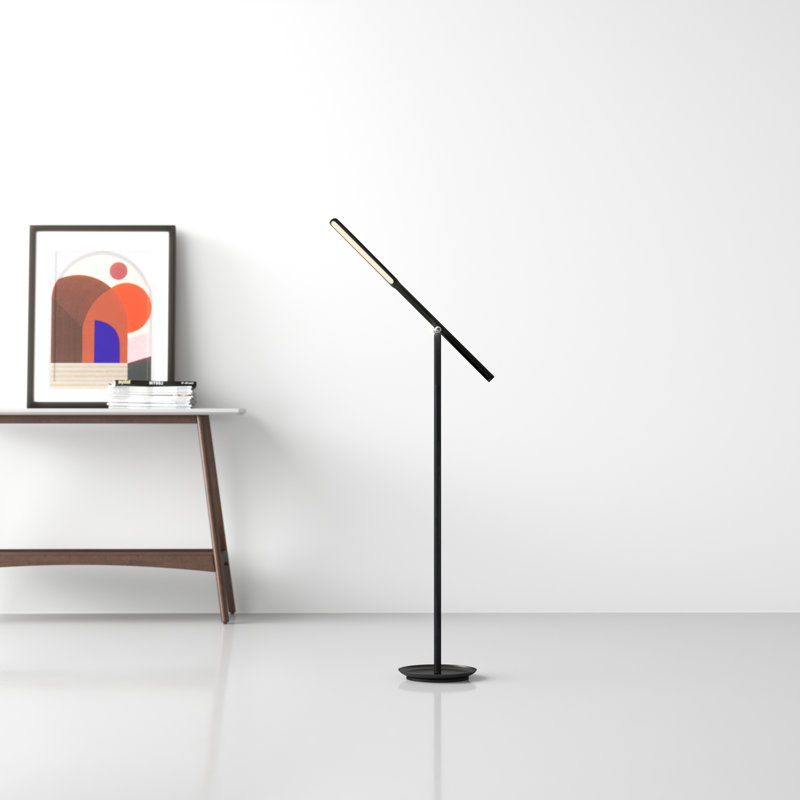 Dris 54'' LED Task Floor Lamp, Black