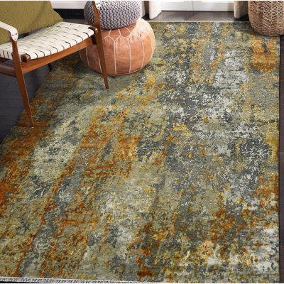 Oliverson Wool Abstract Indoor Rug