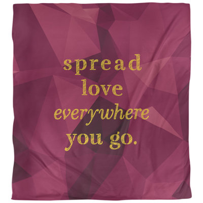 Housse de couette simple spread love quot