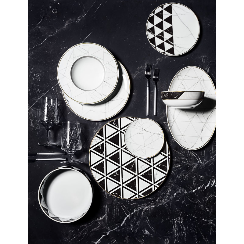 Carrara Porcelain China Charger