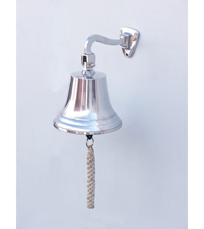 Cloche suspendue chromée 11 po Elginpark, H 8,5 po x l 5,5 po x P 5,5 po, Chrome