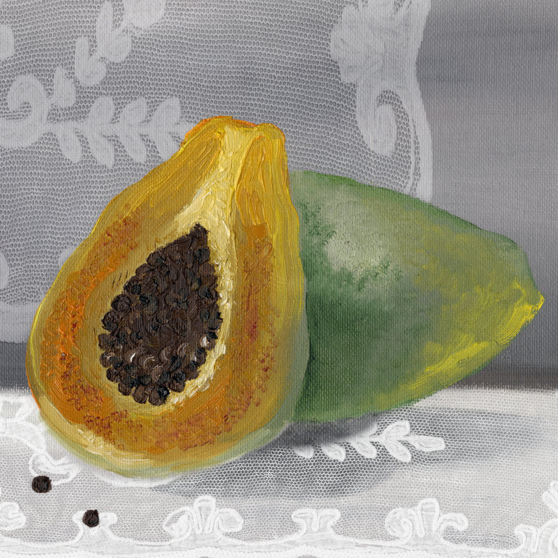Laura's Harvest II by Alicia Ludwig - Wrapped Canvas Painting, 30cm H x 30cm W x 3.8cm D