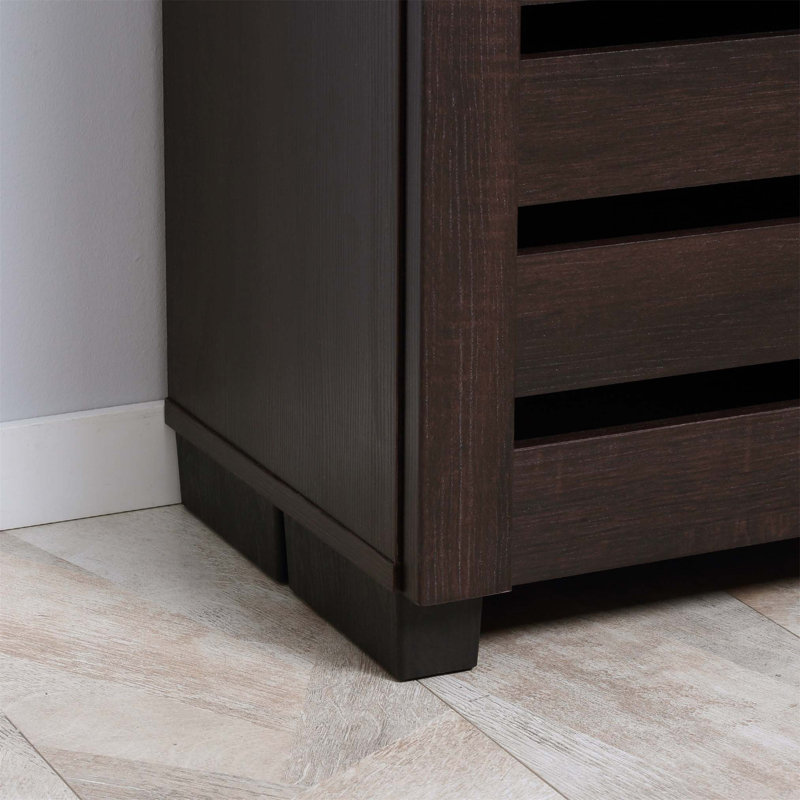 15 Pair Shoe Storage Cabinet, Brown