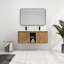 Ensemble de meuble-lavabo mural 48 po avec double lavabo