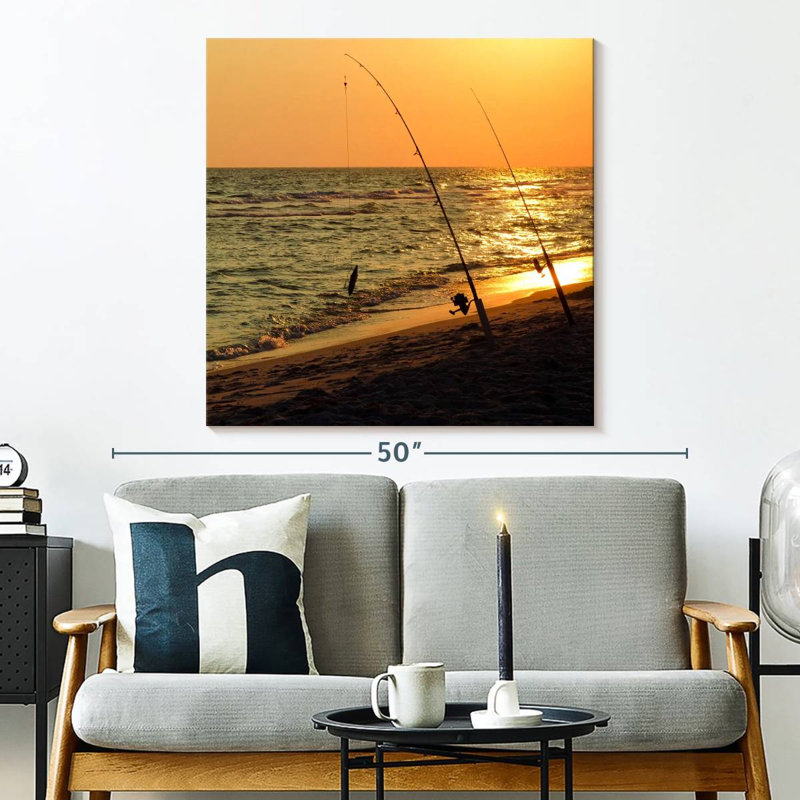 Senne American Sunset Fishing, H 33 po x l 33 po