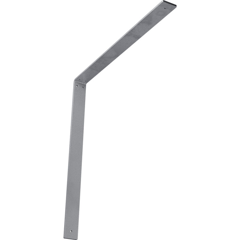 2"W x 24"D x 24"H Hamilton Steel Bracket, Hammered Light Blue, Hammered Light Blue, 24" H x 2" W x 24" D