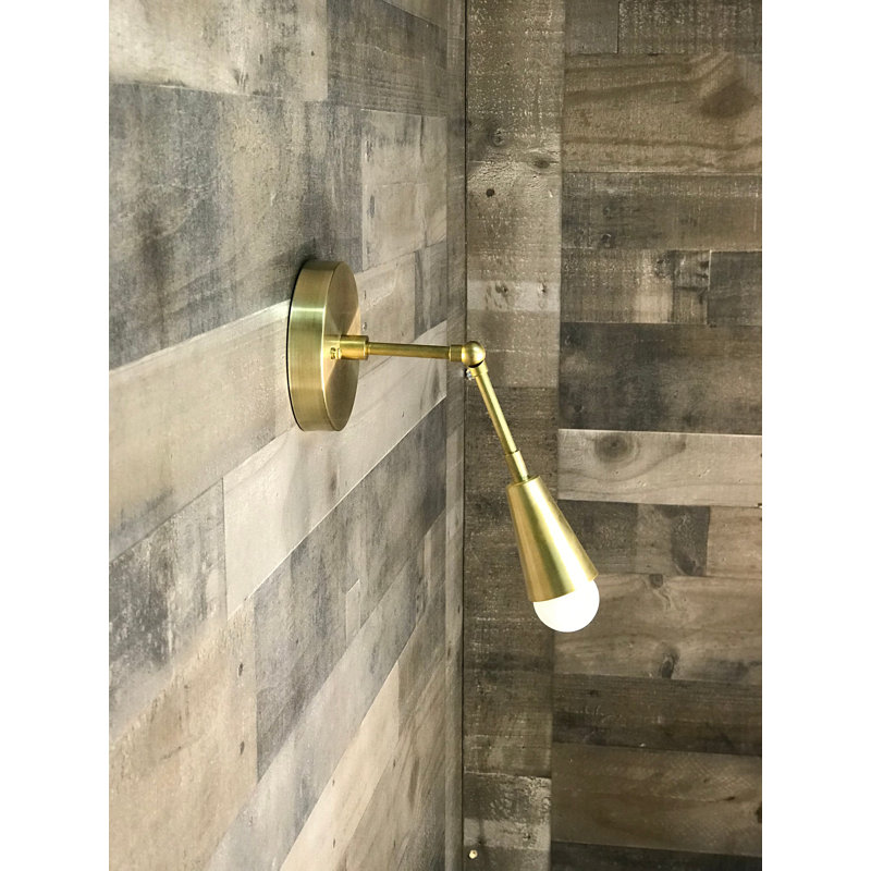 Orkanger Solid Brass Spotlight, Raw Brass