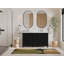 Meuble-lavabo double 60 po avec plateau en quartz Bronya
