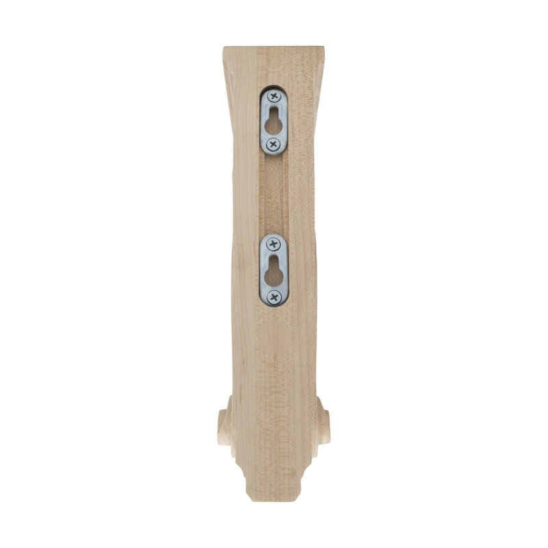 10-13/16 in x 2-1/8 in x 6-11/16 in Unfinished Medium Solid Classic Plain Wood Corbel, Hard Maple