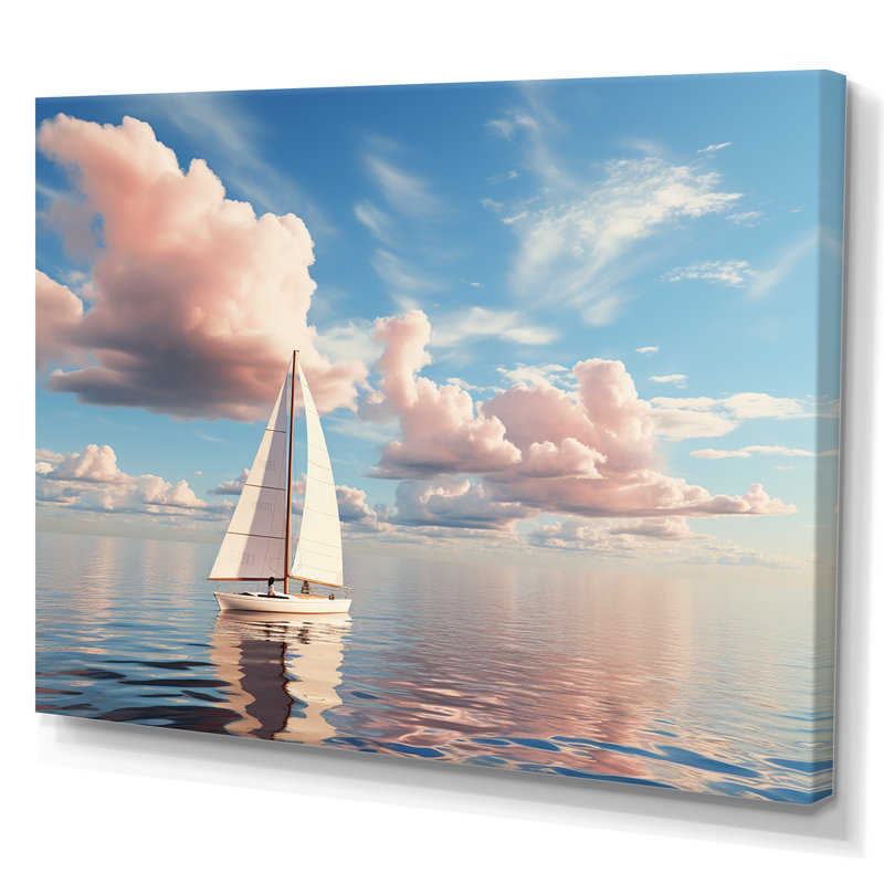 Ameley sur toile, Toile tendue, H 16 po x l 32 po x P 1 po