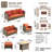 9 - Person Outdoor Wicker Patio Conversation Furniture Set With Swivel Chairs-109530700