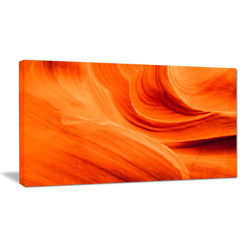 «Orange Upper Antelope Canyon», impression, H 16 po x l 32 po x P 1 po, Toile tendue