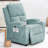 30.71'' Ultra-Comfortable Modern Recliner with Push-Back Mechanism, Dual USB Ports, and Cup Holders-1804988052