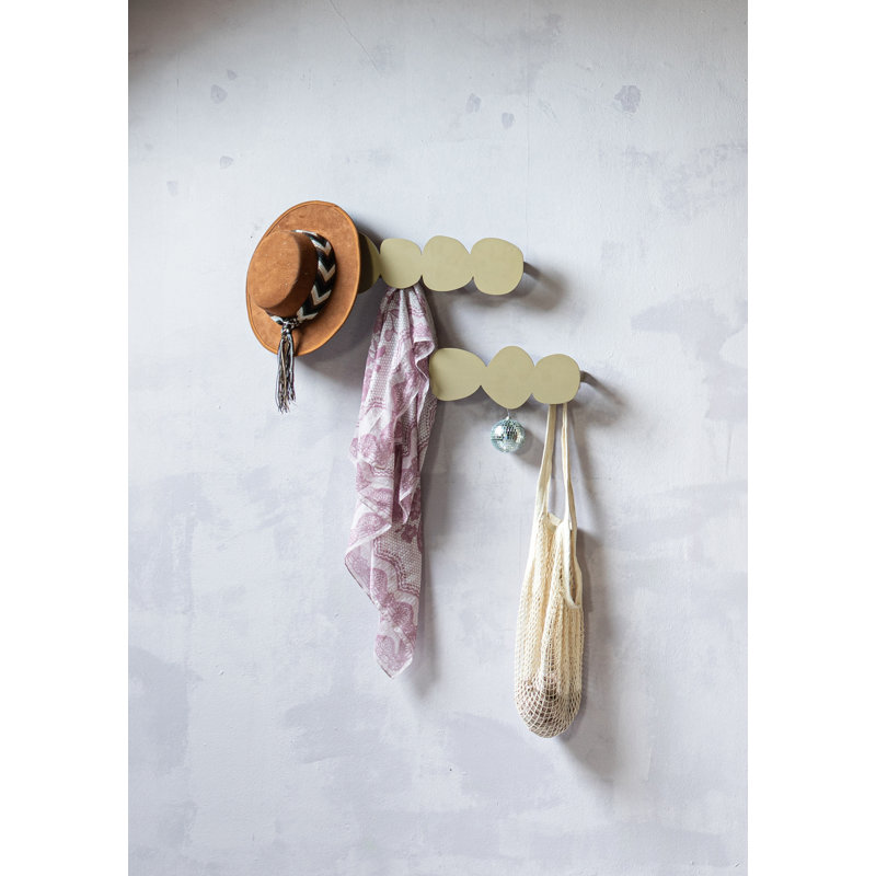 Spinder X Eva Van De Ven Steel Wall 3 - Hook Coat Rack, Tan