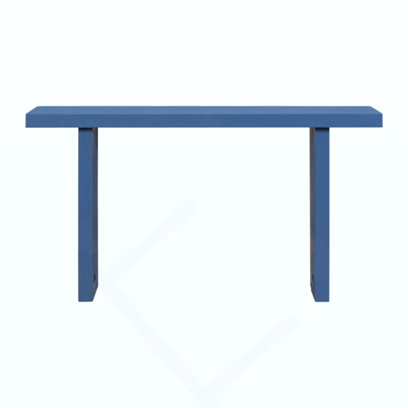Uniquely Designed Oak Veneer Console Table With Distinctive Side Shapes, Suitable For Entryway, Hallway, Living Room, Foyer, Corridor