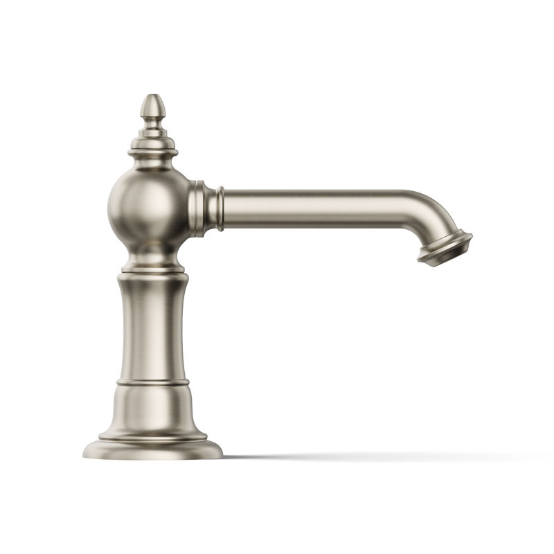 Artifacts® Single Hole Bathroom Faucet with Drain Assembly, Vibrant Brushed Nickel