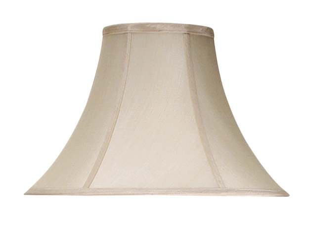 Elegant Beige Silk Bell Lamp Shade