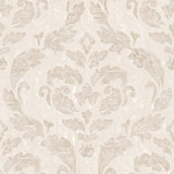 Ambiance Large Damask Design 33' L x 21" W Wallpaper Roll