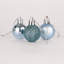 10cm Pack of 6 Shatterproof Christmas Baubles for Tree and Home Decorations-542893700-542893703