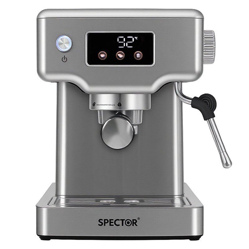 Spector 20 Bar Espresso Coffee Machine Maker Milk Frother Cappuccino Latte Cafe