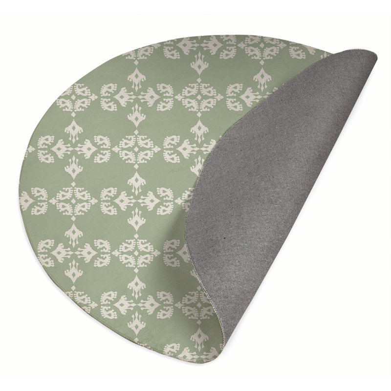 Cassia Outdoor Rug, Round 5'