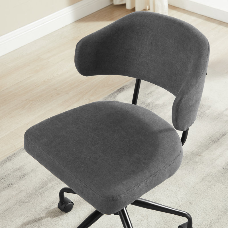 Tessa Swivel Office Chair, Gray
