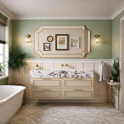 French style bathroom cabinet