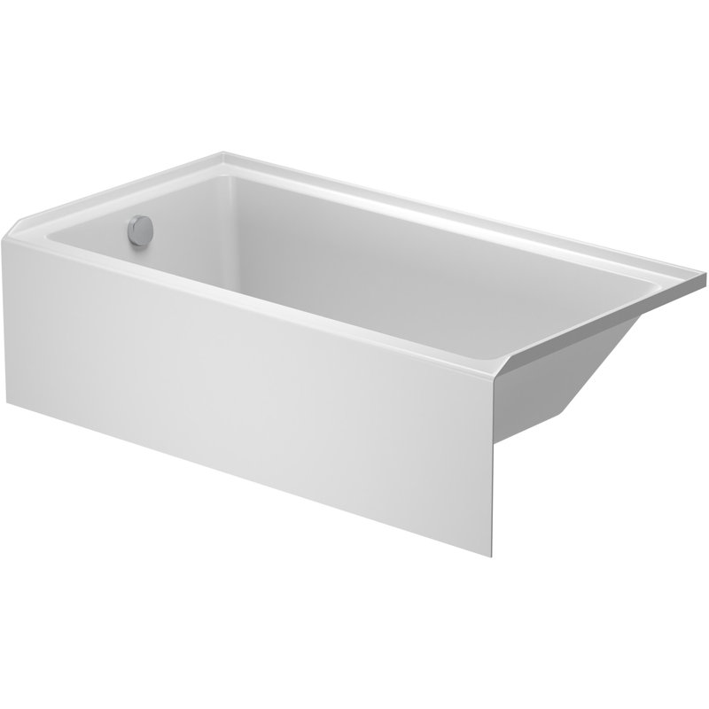 Duravit No.1 Alcove 60x32 Bathtub, Left