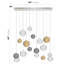 Luminaire suspendu sphère 17 lumières Napa-70982052-70982049