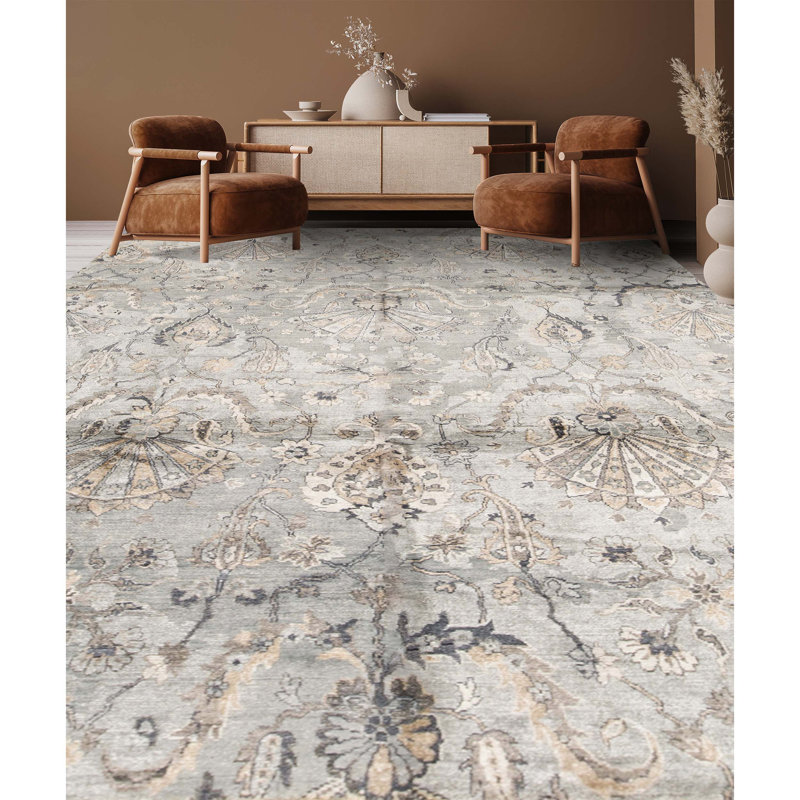 Himalayan Ikat Area Rug, Rectangle 9'10" x 13'9"