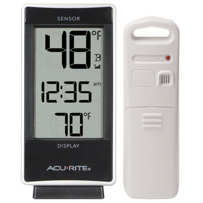 Digital Thermometer With Indoor/outdoor Temperature And Time
