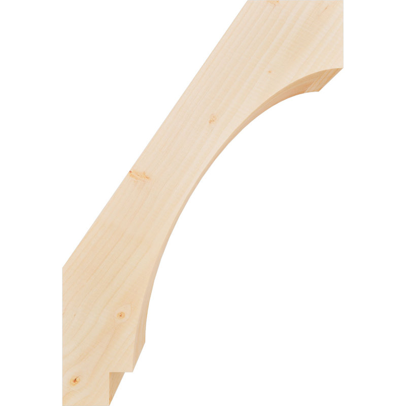 Attelle impériale du genou, Sapin de Douglas, Lisse, H 26 po x l 5,5 po x P 18 po