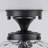 Hammered Water Glass Semi-Flush Mount