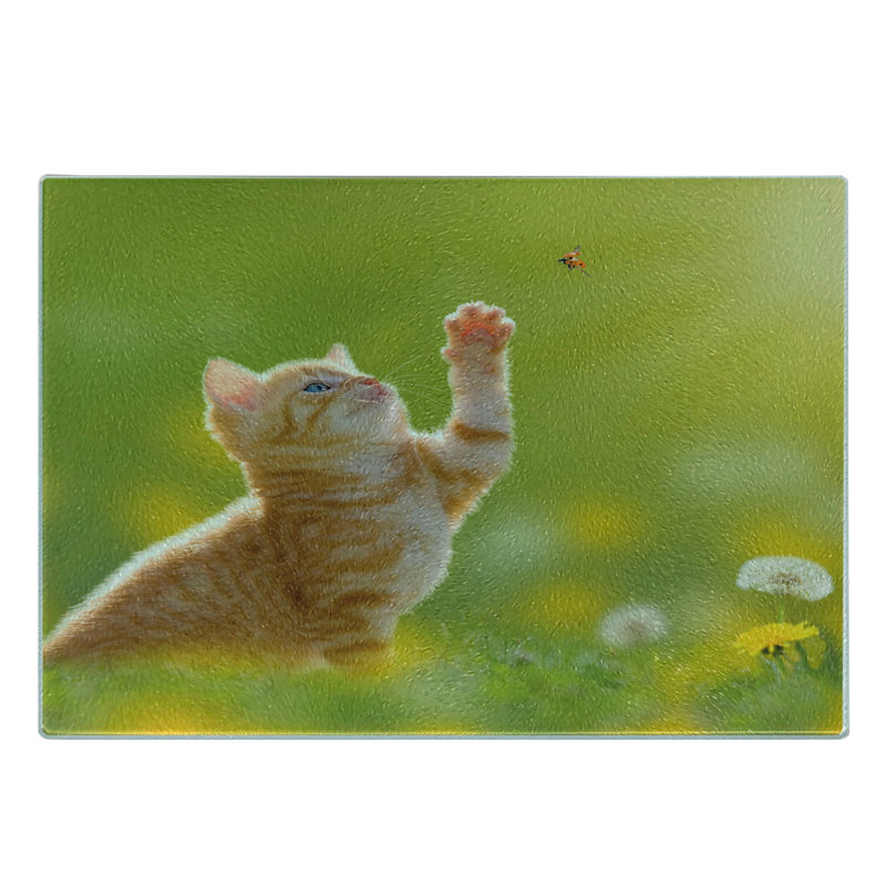 Planche à découper en verre trempé Ambesonne