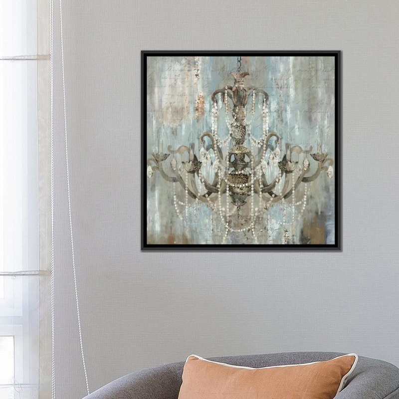 « intemporelle », impression sur toile, H 18 po x l 18 po x P 1,5 po, Toile avec cadre noir, Pas de tapis