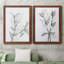 CHARCOAL FOLIAGE I - impression 2 pièces-103841428-103841417