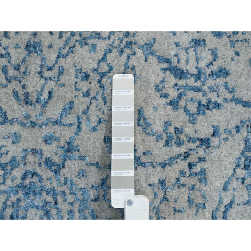 Cadogan One-of-a-Kind Rectangle 11'10" X 15'0" New Age Area Rug in Grey