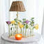 Vase en forme de S pour tubes à fleurs, station de propagation de petites plantes avec support en bois de hêtre massif (bois clair)-628584442