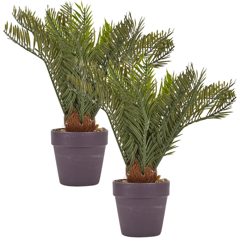 30cm Faux Palm Tree in Pot