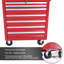 Coffre à outils 7 roulettes avec roulettes, armoire de rangement pour outils avec système de verrouillage
