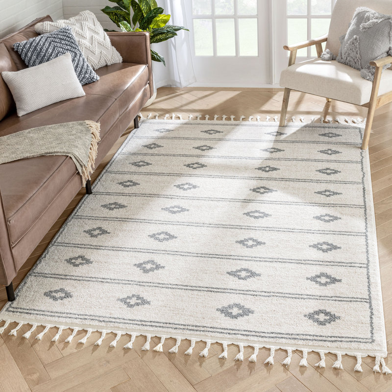 Serenity Geometric Synthetic Area Rug, Rectangle 120cm x 160cm