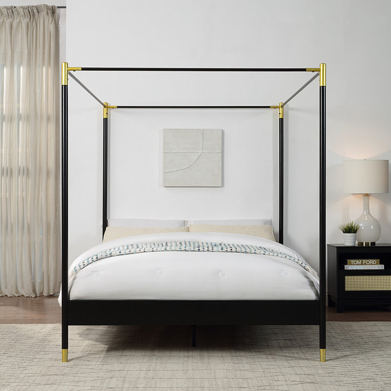 Lathem Metal Bed, Small Double - DE (120 x 190 cm)