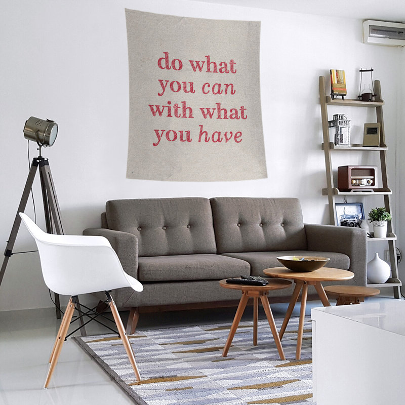 En polyester, ce que vous pouvez citer tapisserie, H 104 po x l 88 po, Blanc / rouge