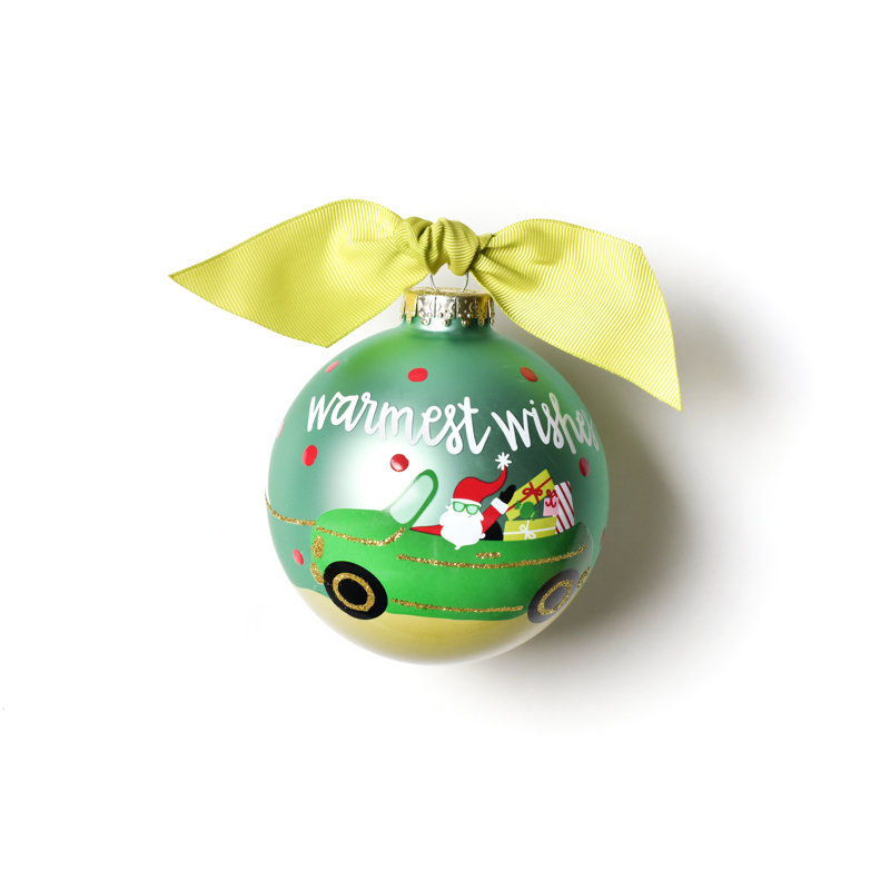 Ornement en forme de boule de Noël «Warmest Wishes»
