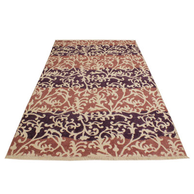 Wool Floral Indoor Rug