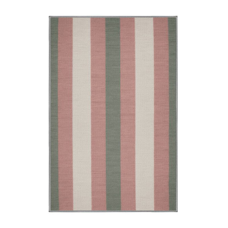 Tapis brun à carreaux lavable à la machine, Rectangle 2 pi x 3 pi