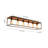 Delcina Industrial Rectangle Cage Flush Mount-862935177