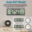 Numerical Plastic / Acrylic Electric Tabletop Clock Black