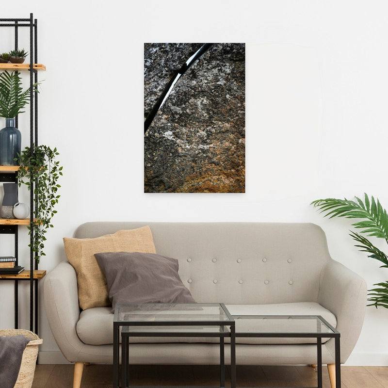 Contemporary Art Abstract Organic Rustic Landscape Nature Art, 24" H x 16" W